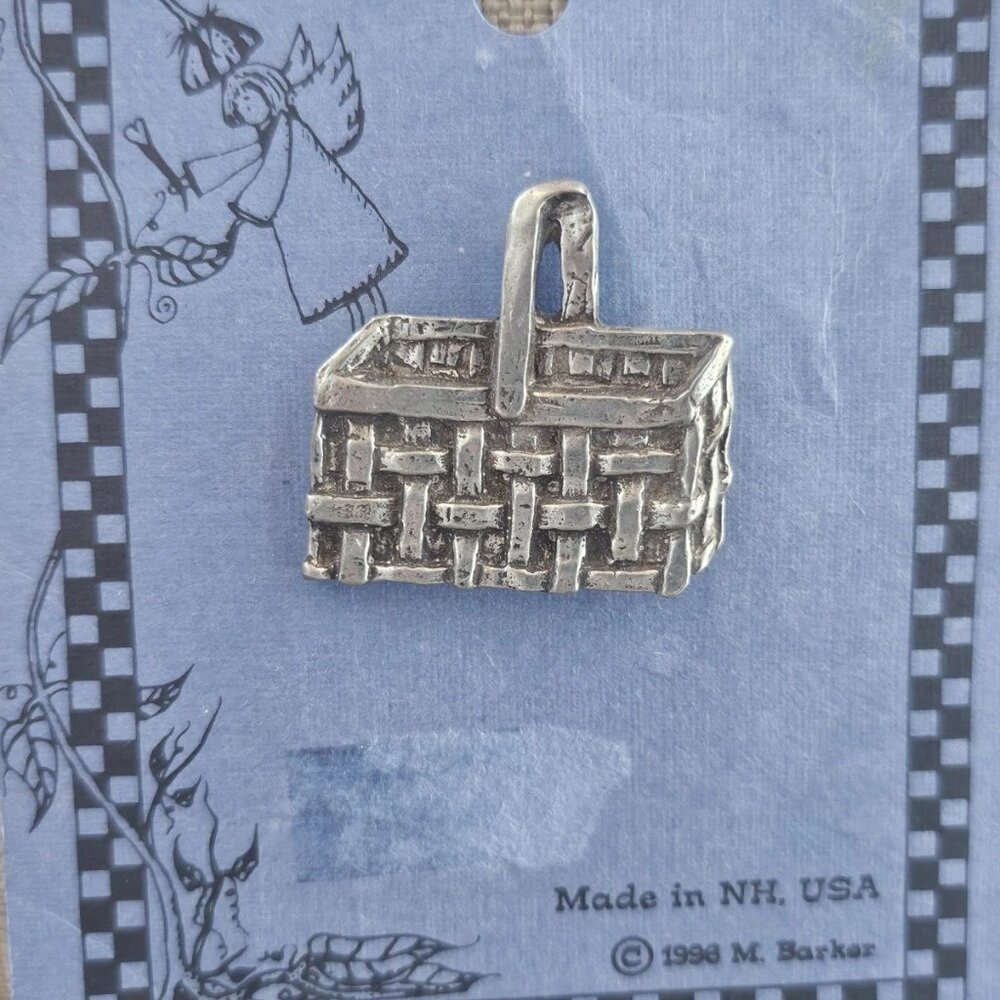 Barker Pin Genuine USA Pewter Brooch Pin Made in USA Pewterberries New With tag